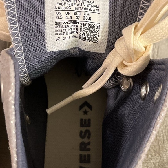 RARE Converse Chuck Taylor All Star Glitter High Top, Sz 6.5 - Picture 4 of 5